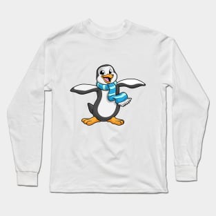 Penguin with a scarf Long Sleeve T-Shirt